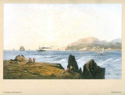 Carlo Bossoli. Bosporus by Carlo Bossoli